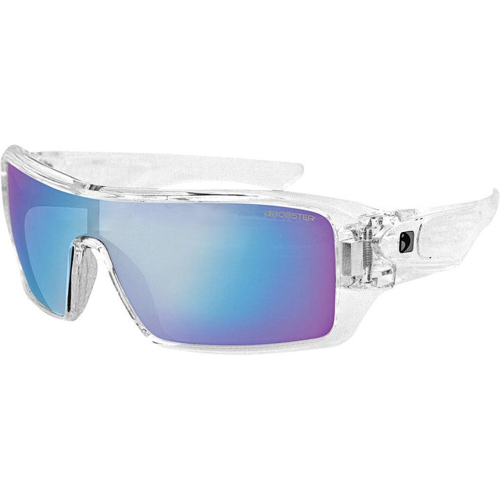 Bobster Paragon Sunglasses Crystal Clear - Front Side View