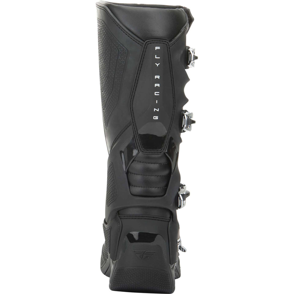 Fly Racing FR5 Boots Black - Rear View