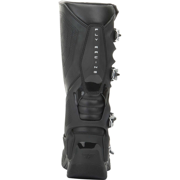 Fly Racing FR5 Boots Black - Rear View