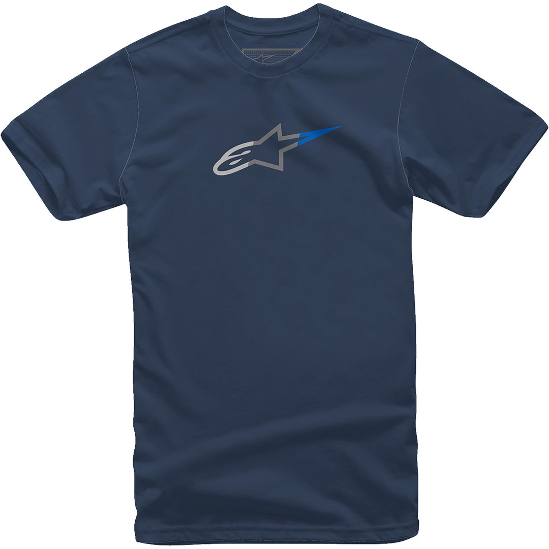 Alpinestars Ageless Rake T-Shirt Navy - Front View