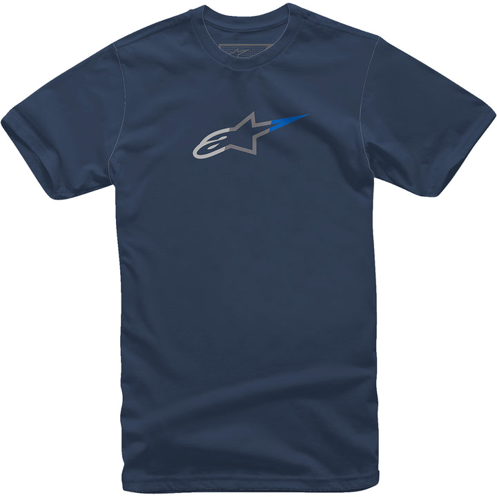 Alpinestars Ageless Rake T-Shirt Navy - Front View