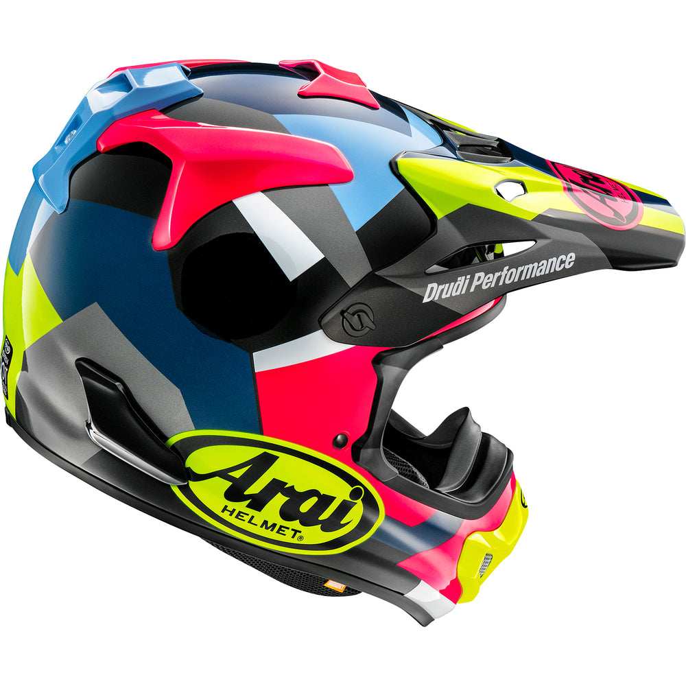 Arai VX-Pro4 Block Helmet - Rear Side View