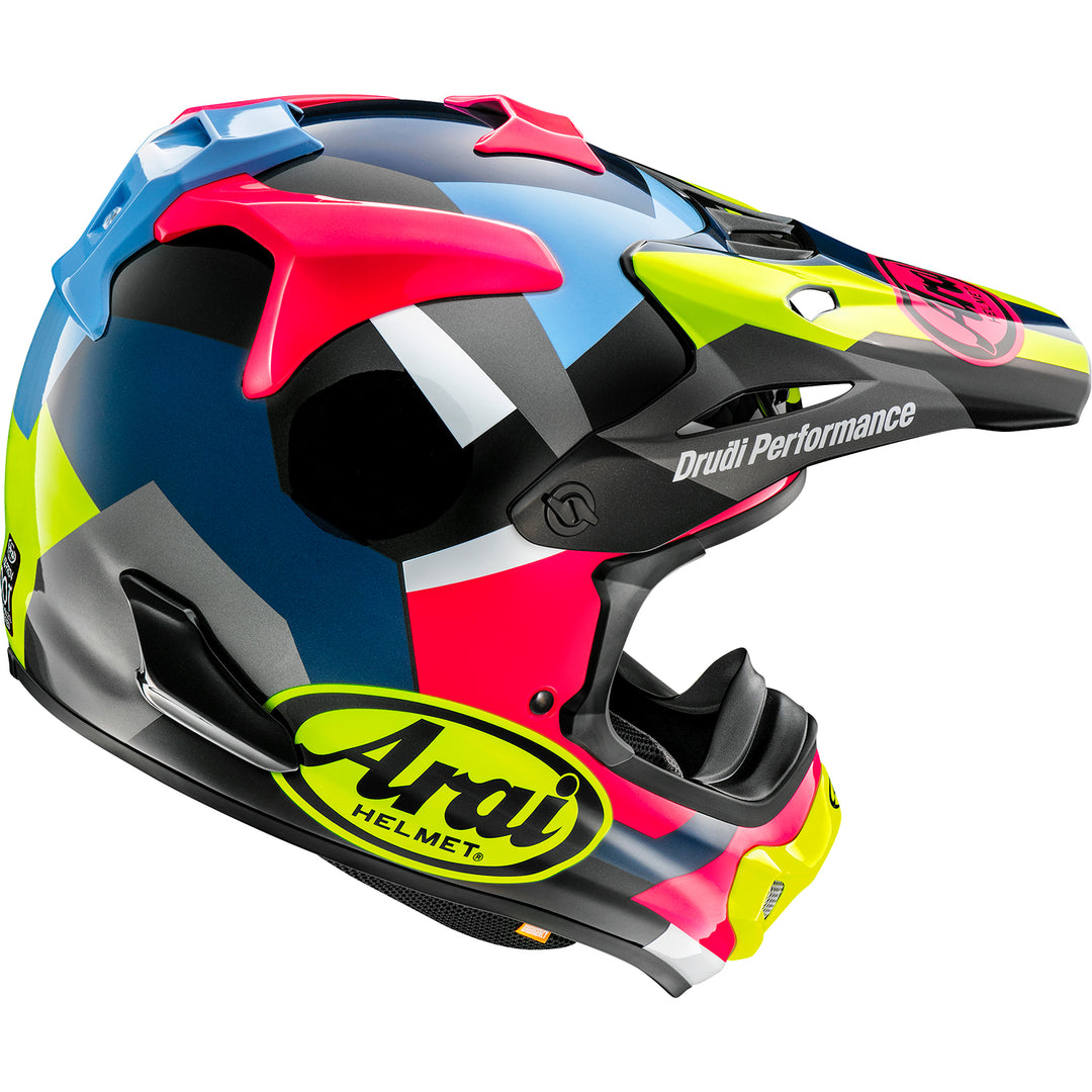 Arai VX-Pro4 Block Helmet - Rear Side View