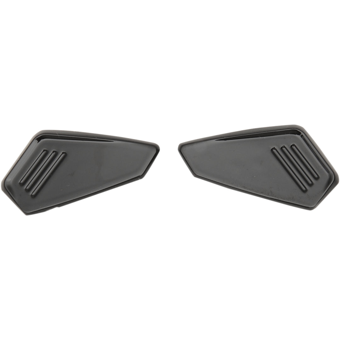 ICON Airframe Pro™ Helmet Top Vent Black - Flat View of Pair