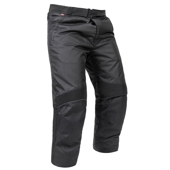 Noru Taifu Waterproof Motorcycle Street Pants Black - Front View