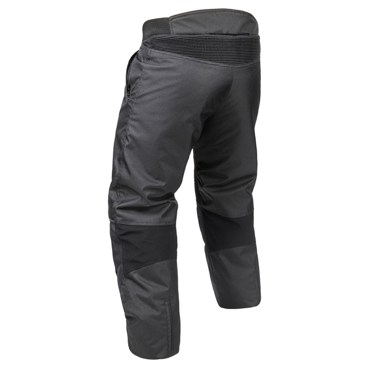 Noru Taifu Waterproof Motorcycle Street Pants Black - Rear View