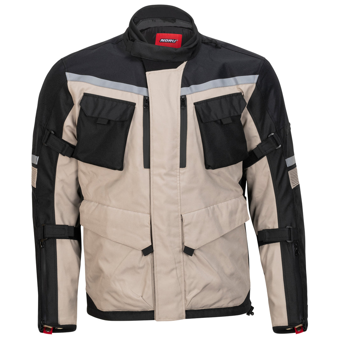 Noru Boken WP Adventure Jacket Grey - Front View