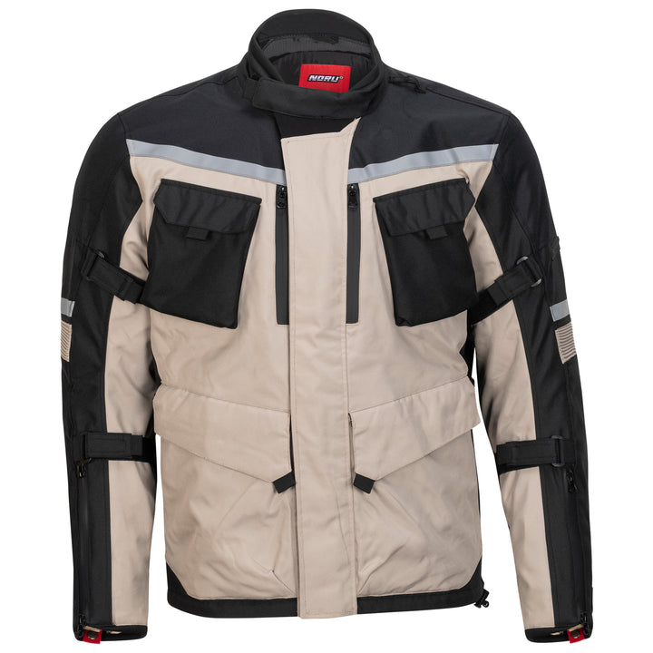 Noru Boken WP Adventure Jacket Grey - Front View