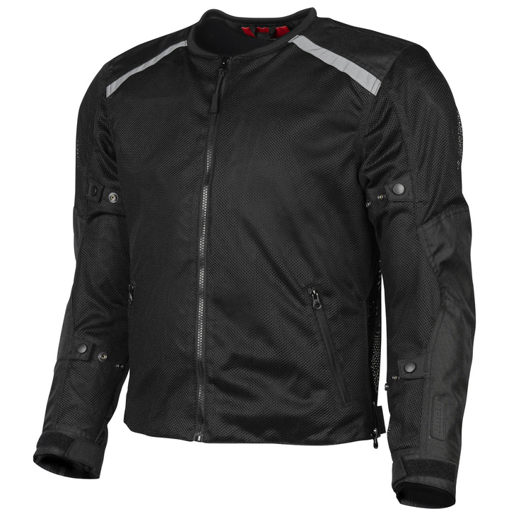 Noru Tabi Mesh Jacket Black - Front View