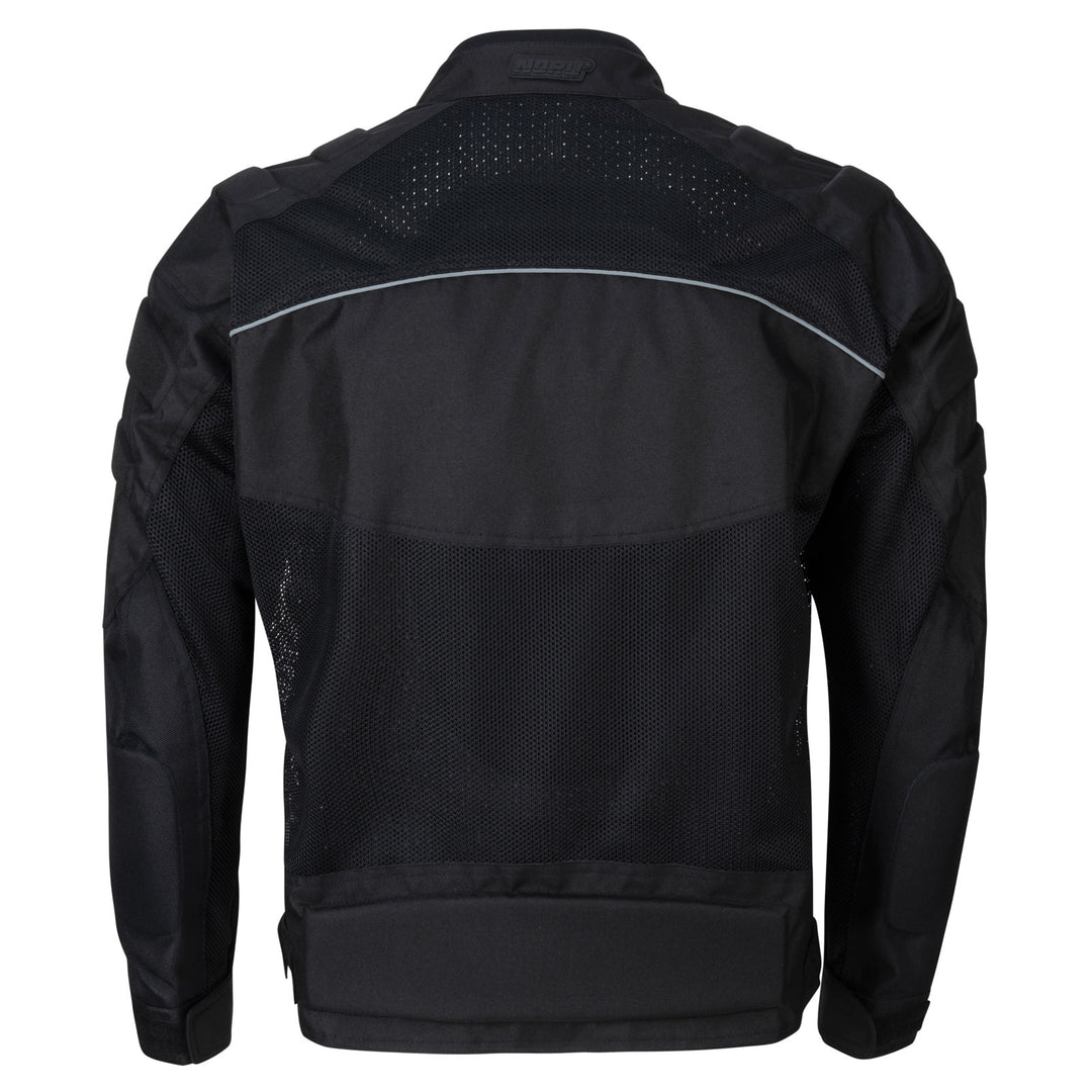 Noru Kaze Mesh Jacket Black - Rear View