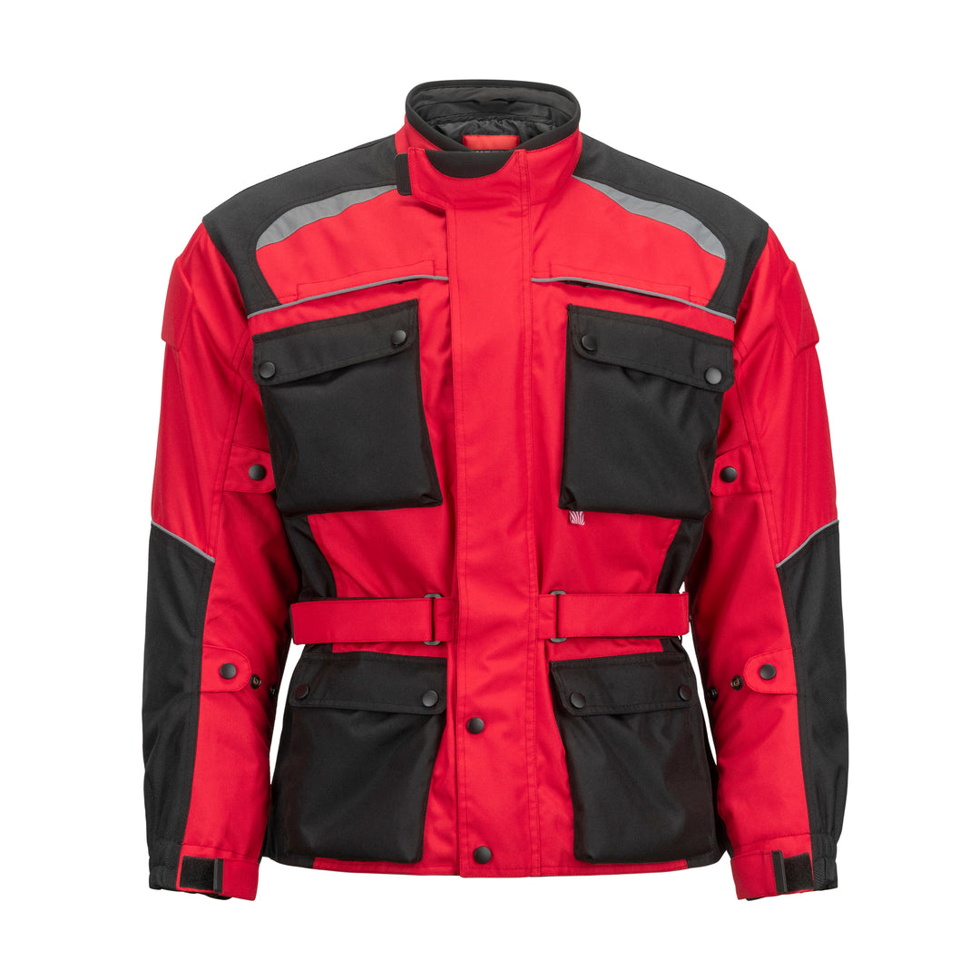 Noru Bosui Jacket Red/Black - Front View