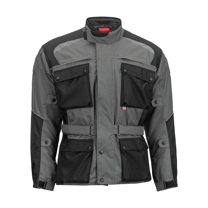 Noru Bosui Jacket Gray/Black - Front View