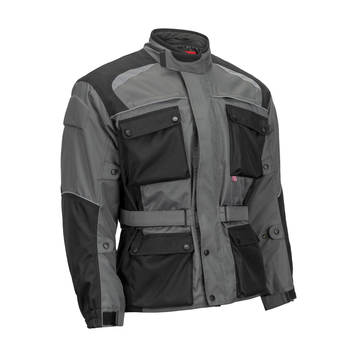 Noru Bosui Jacket Gray/Black - Front Side View