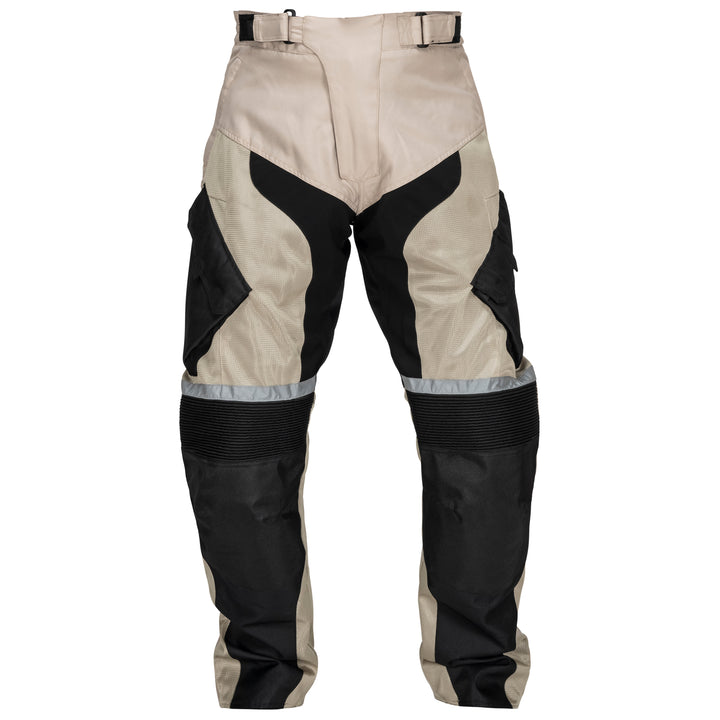 Noru Ganjo Adventure Mesh Pants Sand - Front View