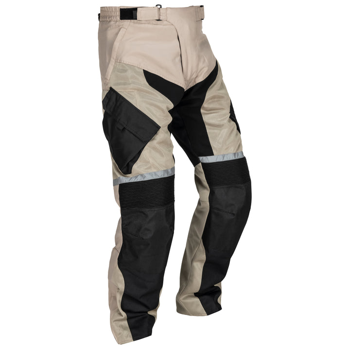 Noru Ganjo Adventure Mesh Pants Sand - Front Side View