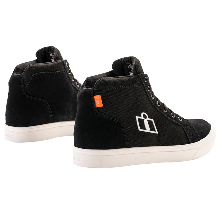 ICON Carga Boots Stealth - Rear Side View