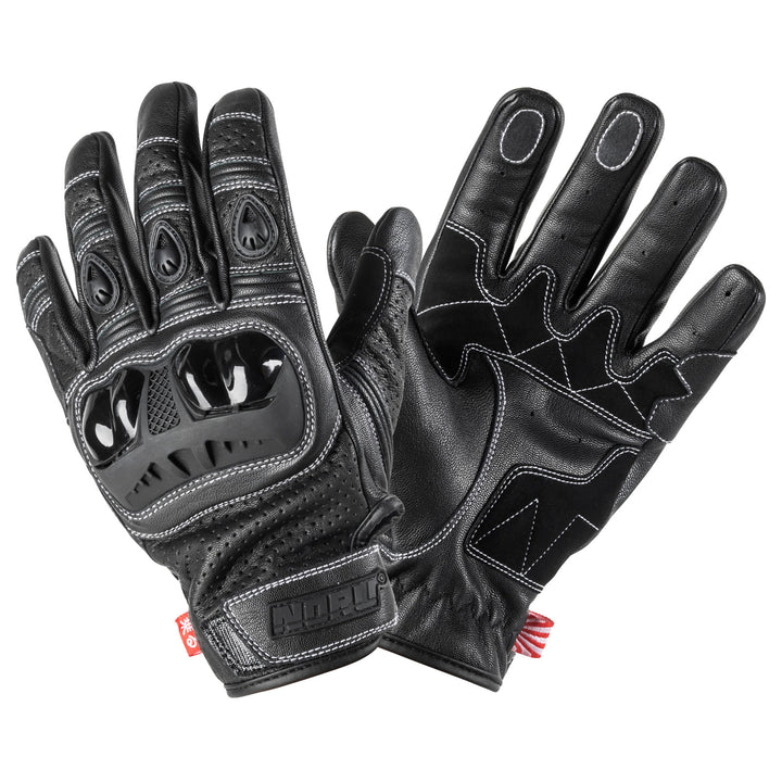 Noru Furo Glove Black - Back of Hand and Palm Views of Pair