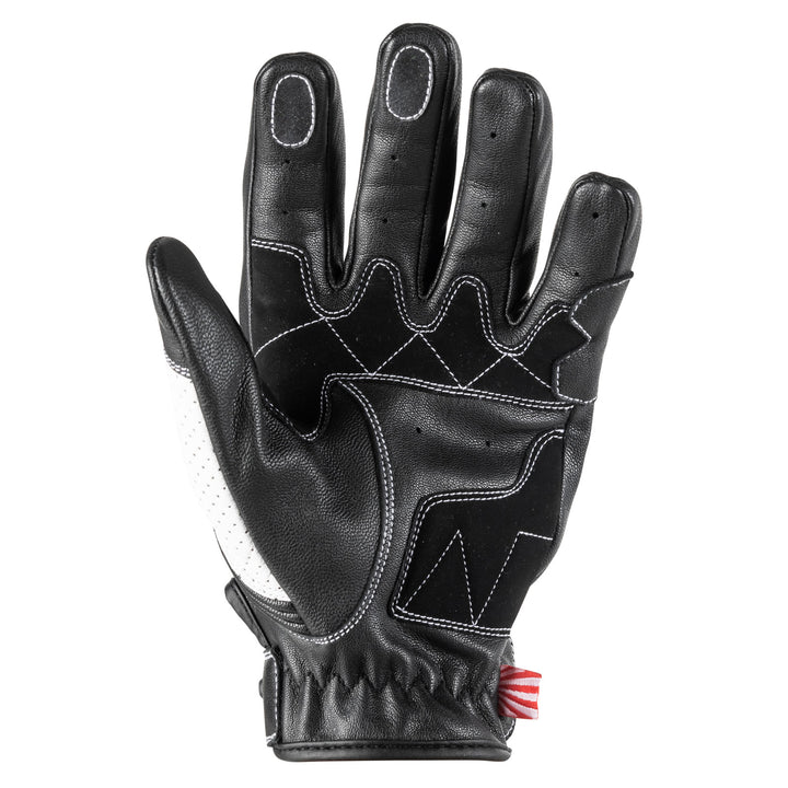 Noru Furo Glove White/Black - Palm View