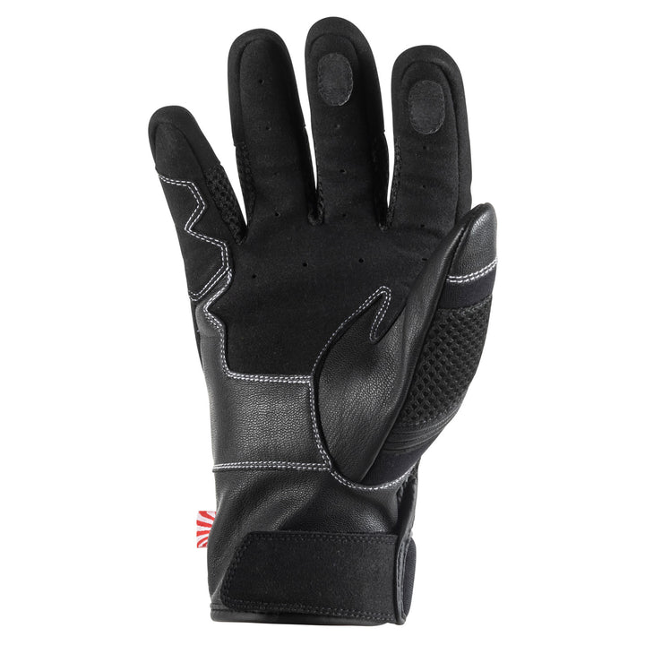 Noru Kiryu Motorcycle Street Glove Black - Palm View