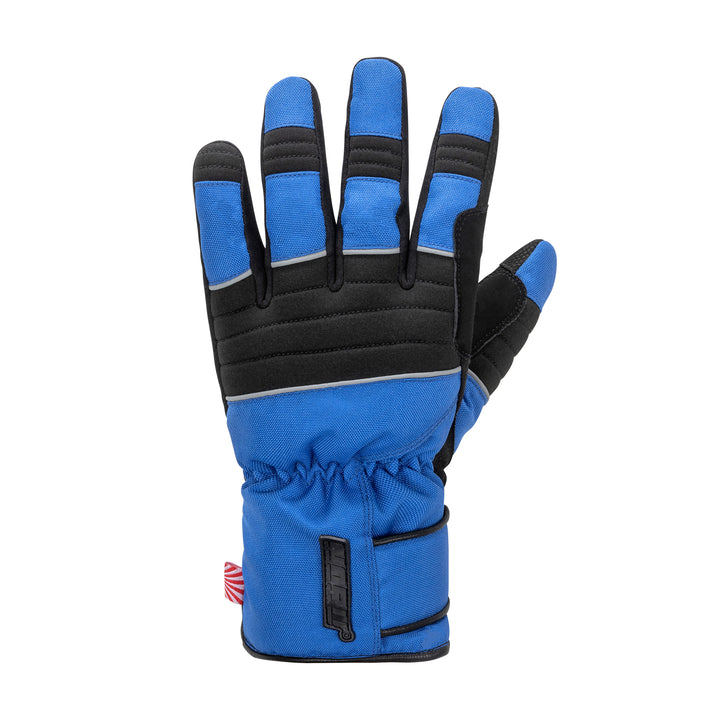 Noru Kiji WP Glove Blue/Black - Back of Hand View