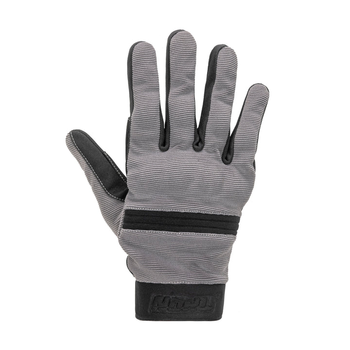 Noru Pawa Youth Glove Gray - Back of Hand View