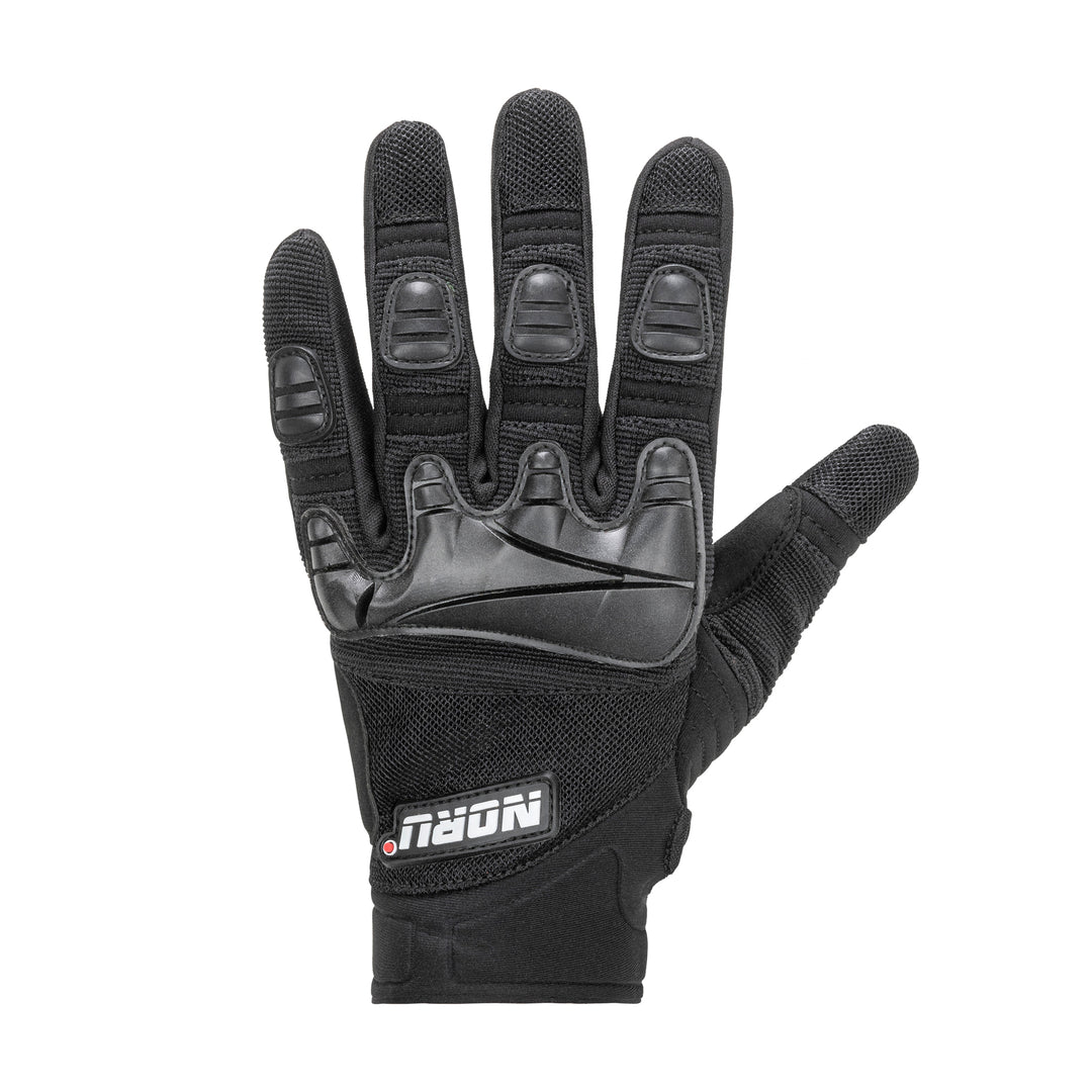 Noru Paruso Glove Black - Back of Hand View