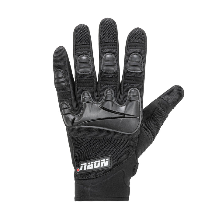 Noru Paruso Glove Black - Back of Hand View