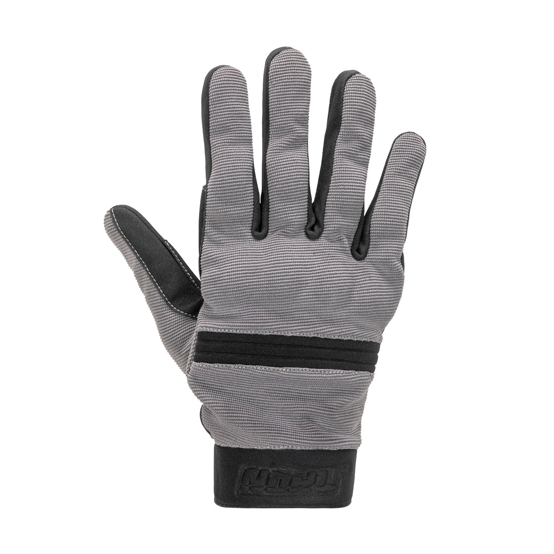 Noru Pawa Glove Gray - Back of Hand View