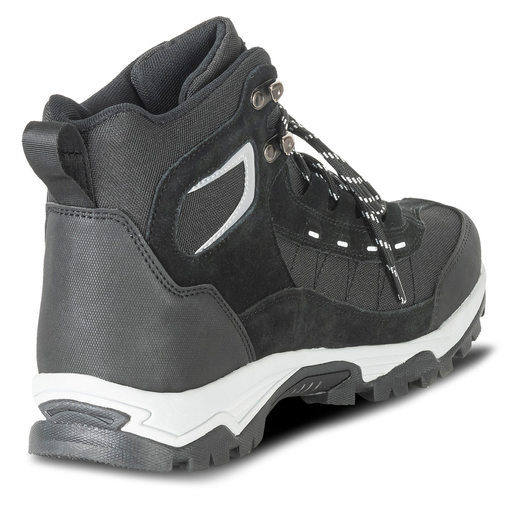 Noru Haika Short-Style Lace-Up Boot Black - Rear Side View