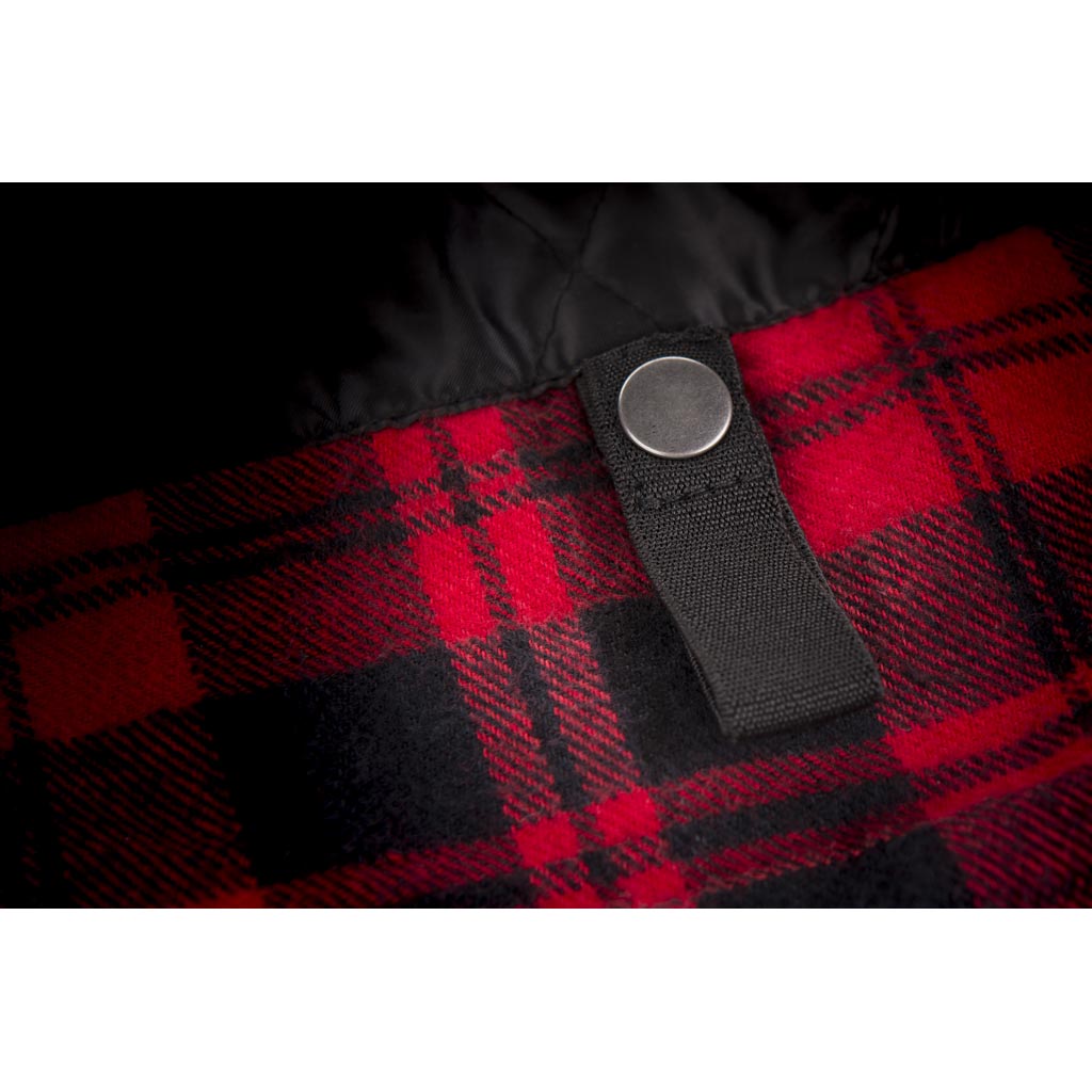 Highway 21 Marksman Flannel Black/Red - Close-Up of Strap