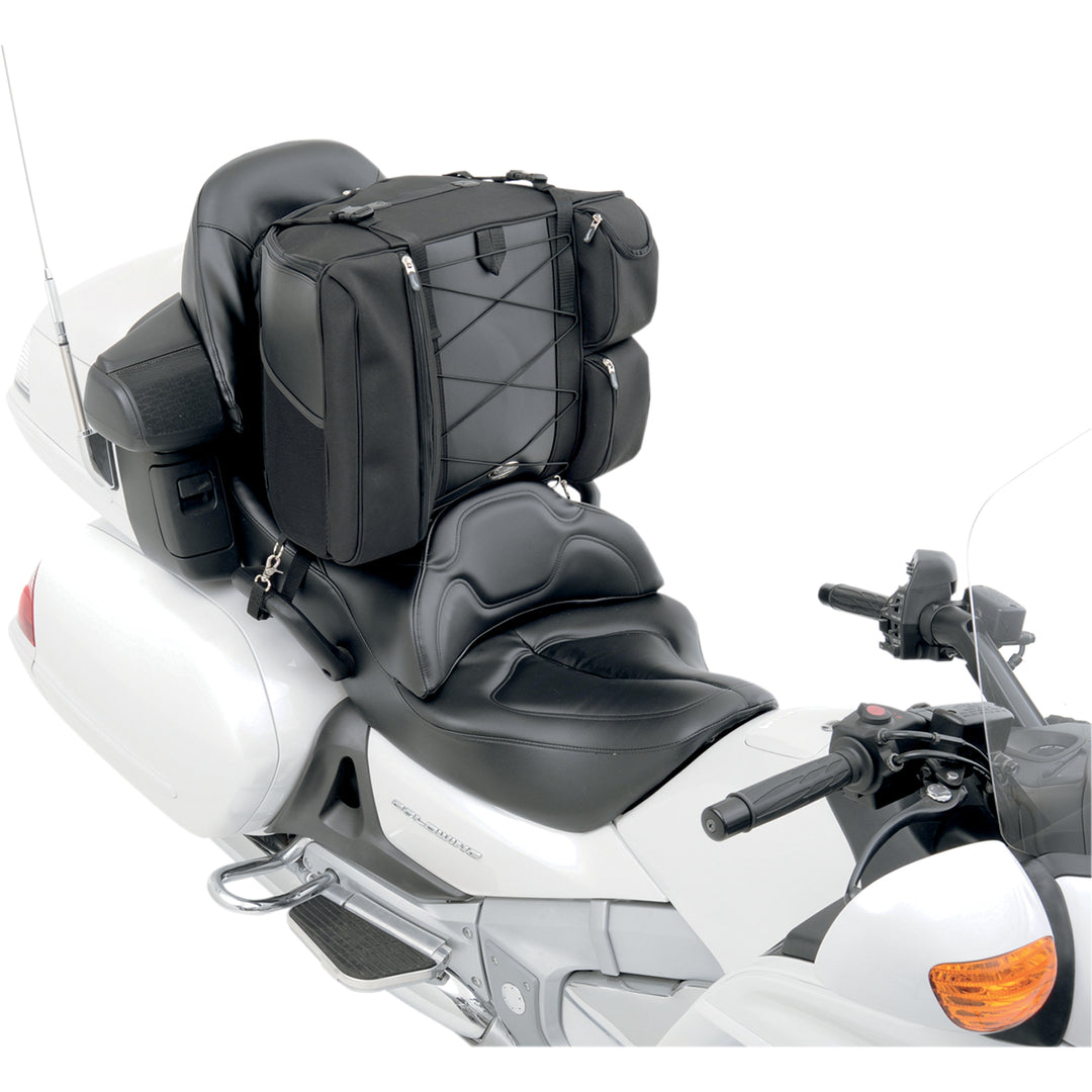 SADDLEMEN BR4100 Dresser Backseat Bag - Bag Attached to Passenger Seat