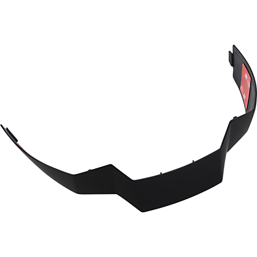 ICON Airflite™ Helmet Rear Spoiler Rubatone Black - Angled Top View