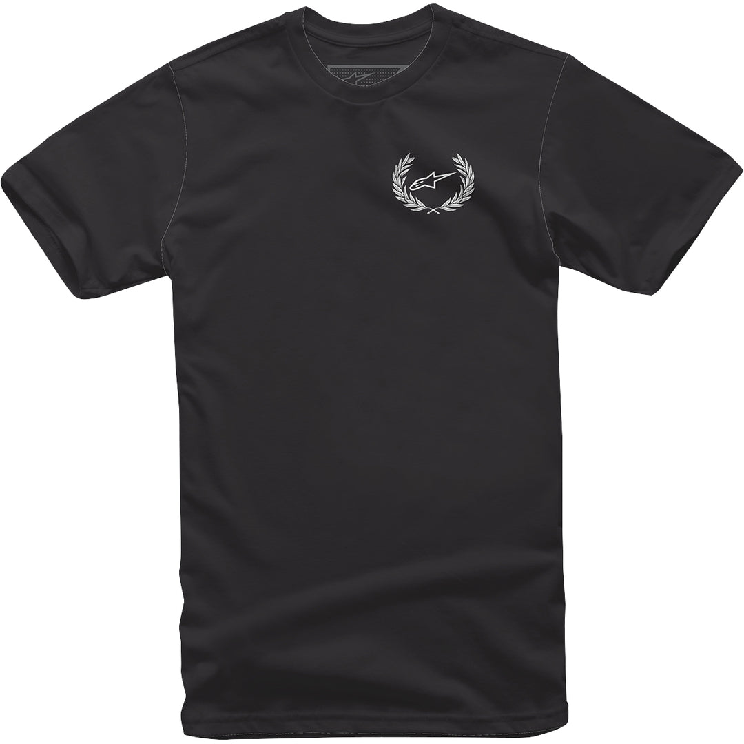 Alpinestars Wreath T-Shirt Black - Front View