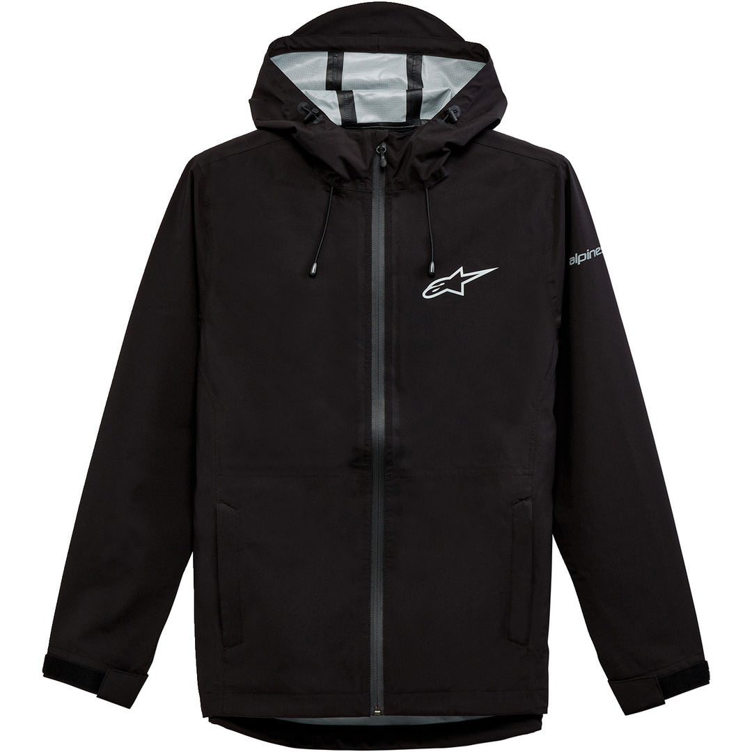 Alpinestars Omni Rain Jacket Black - Front View