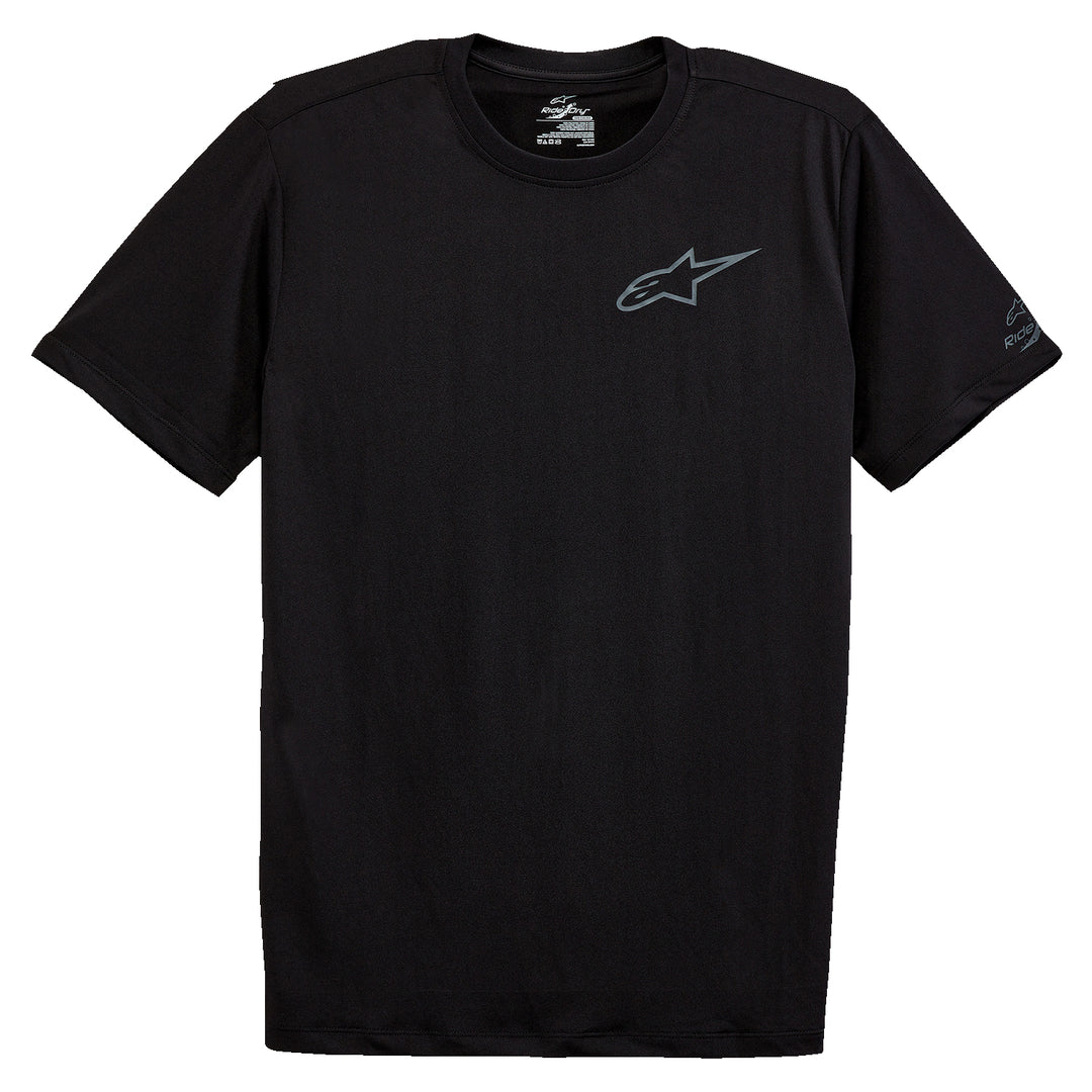 Alpinestars Pursue Performance T-Shirt Black - Front View