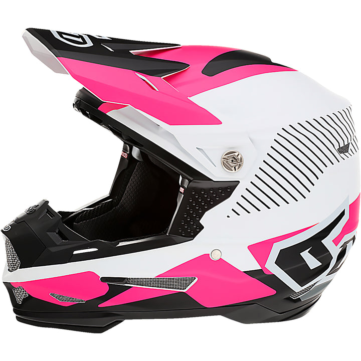 6D Helmets ATR-2 Fusion Helmet Neon Pink - Left Side View