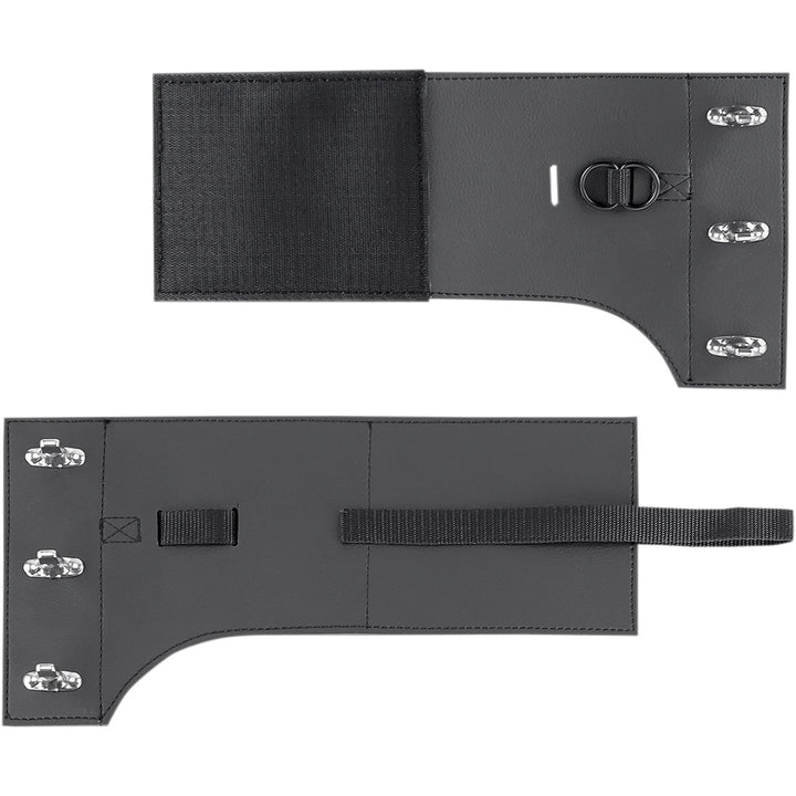 SADDLEMEN D2000 Universal Saddlebags - Display of Attachment Straps