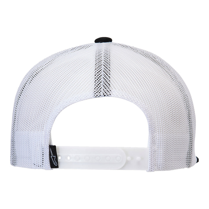 Alpinestars Bolt Trucker Hat Black/White - Rear View