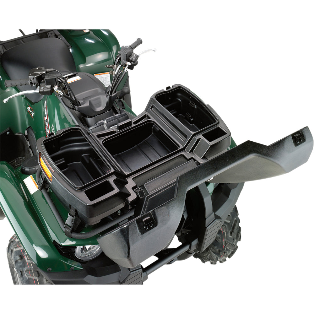MOOSE UTILITY Explorer Storage Trunk - Top View of Open Trunk Installed on ATV