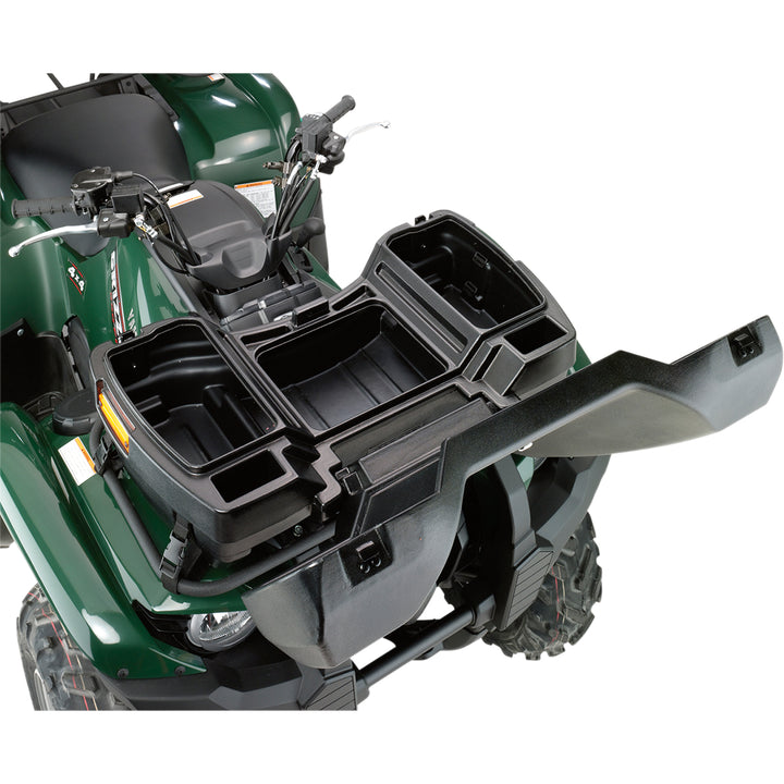 MOOSE UTILITY Explorer Storage Trunk - Top View of Open Trunk Installed on ATV