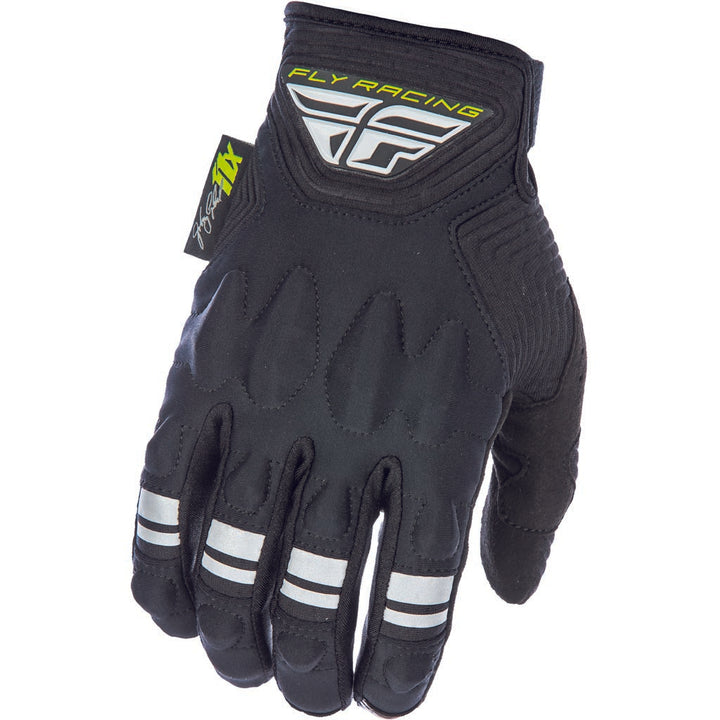 Fly Racing Patrol XC Lite Gloves Black/Grey - Back of Hand View