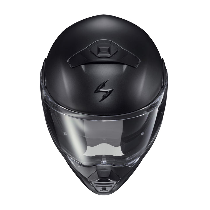 SCORPION EXO EXO-GT930 Transformer Helmet Matte Black - Front Top View