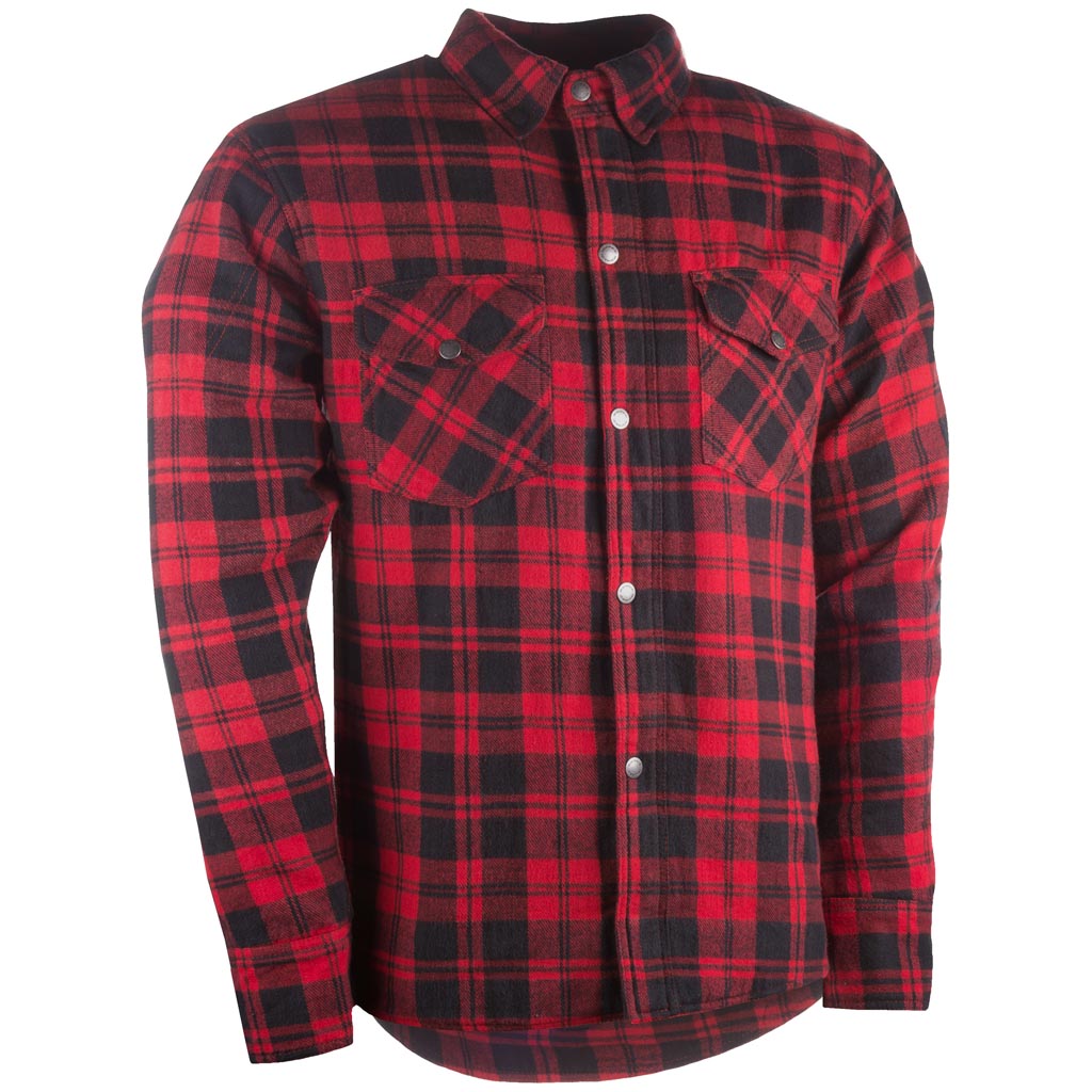 Highway 21 Marksman Flannel Black/Red - Front View