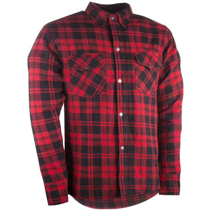 Highway 21 Marksman Flannel Black/Red - Front View