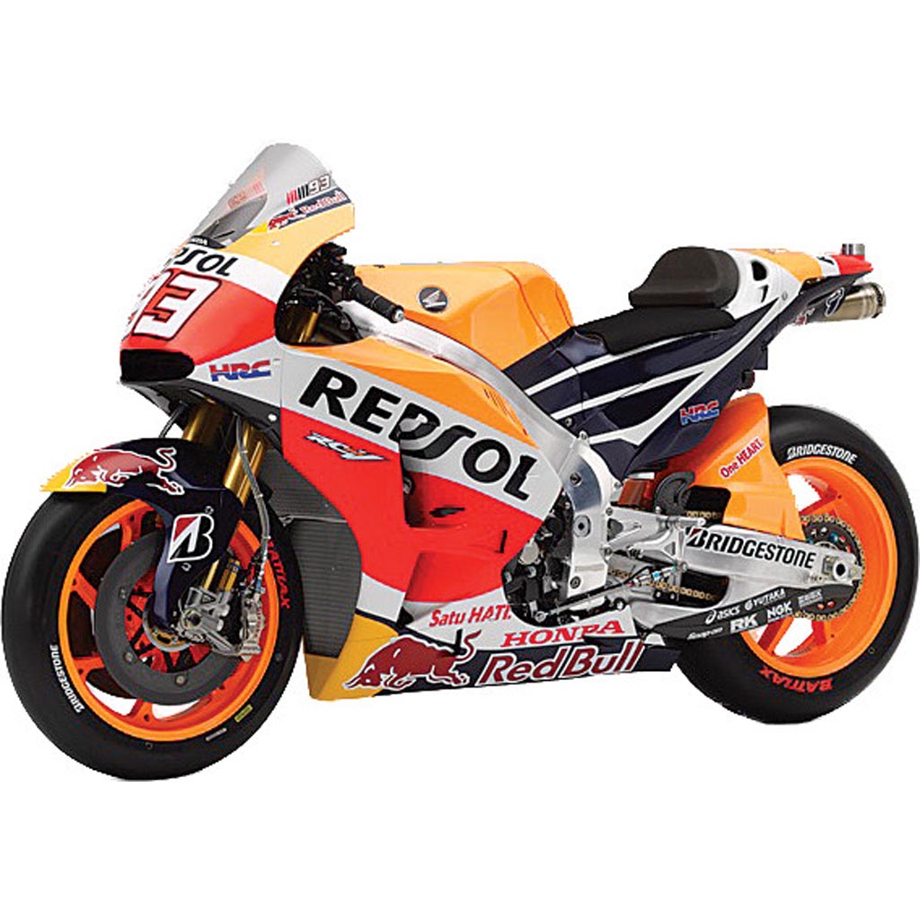 New-Ray Toys Die-Cast Replica Marquez Repsol 2015 1:12 - Front Side View of Replica