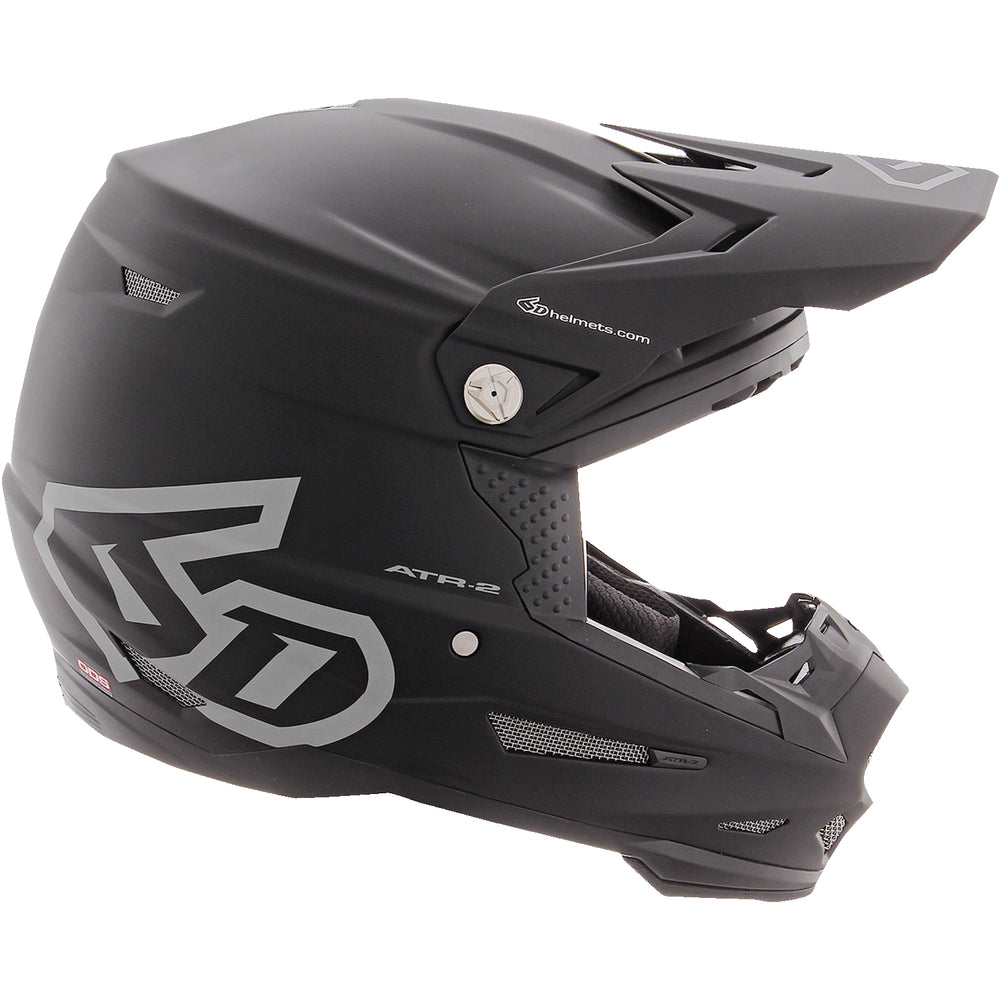 6D Helmets ATR-2 Solid Helmet Matte Black - Right Side View