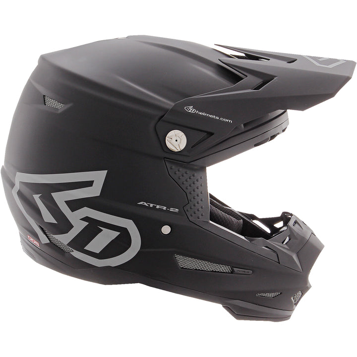 6D Helmets ATR-2 Solid Helmet Matte Black - Right Side View