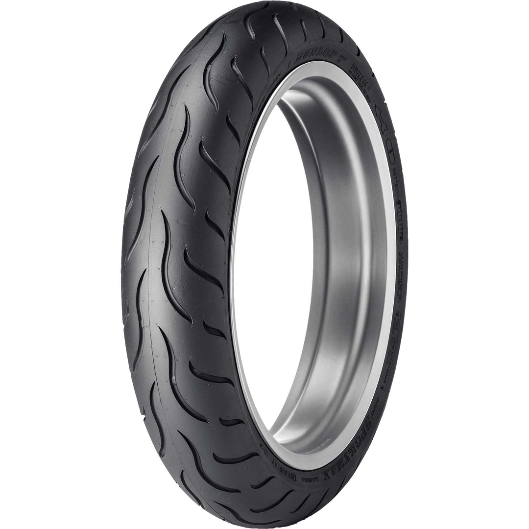 Dunlop D207/208ZR Tire Front - Angled Side View