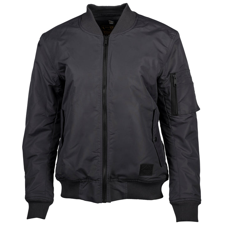 Cortech Boulevard Collective Women's Wildcat Bomber Jacket Gunmetal - Front View