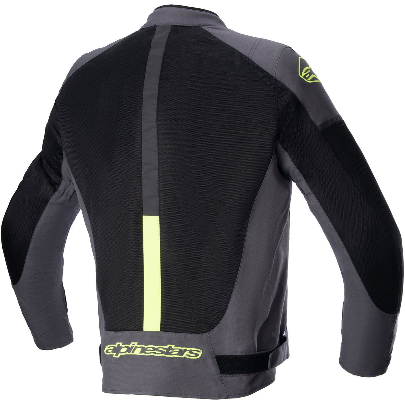 Alpinestars T SP X Superair Jacket Gray/Black/Yellow - Rear View